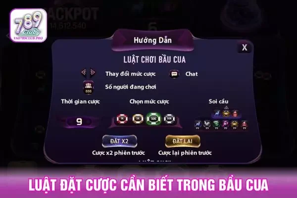 Luật đặt cược cần biết trong bầu cua