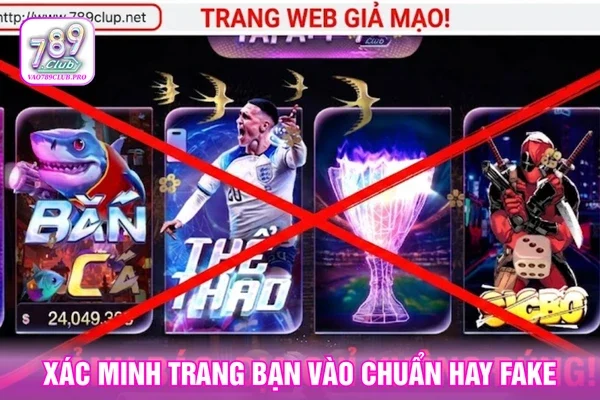 Xác minh trang bạn vào chuẩn hay chỉ là link fake